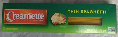 Creamette, Enriched Macaroni Product, Thin Spaghetti