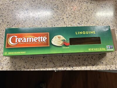 Enriched Macaroni Product, Linguine
