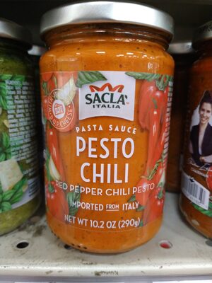 Red Pepper Chili Pesto Pasta Sauce, Red Pepper Chili Pesto