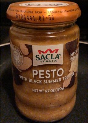 Pesto With Black Summer Truffle, Black Summer Truffle