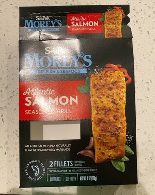 Seasoned Grill Atlantic Salmon In A Naturally Flavored Smoky BBQ Marinade Fillets, Smoky BBQ