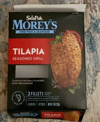Seasoned Grill Tilapia In A Naturally Flavored Smoky BBQ Marinade Fillets, Seasoned Grill