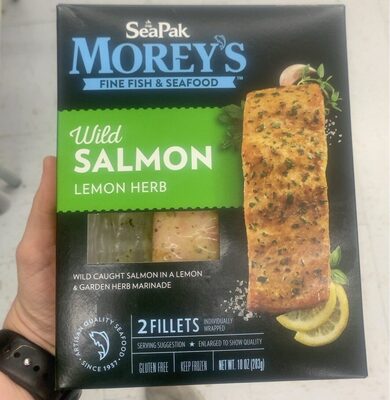 Lemon Herb Wild Salmon In A Lemon & Garden Herb Marinade Fillets, Lemon Herb Wild Salmon
