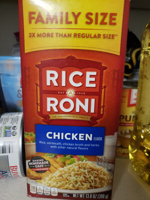 Chicken Rice, Vermicelli, Chicken Broth And Herbs, Chicken
