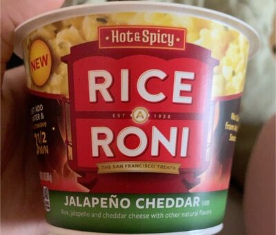 Hot & Spicy Jalapeo Cheddar Flavor Rice, Jalapeo Cheddar