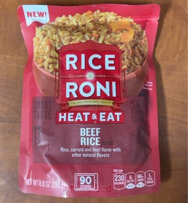 Heat & Eat Beef Flavor Rice