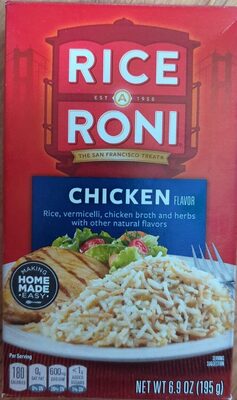 Chicken Flavor Rice, Vermicelli, Chicken Broth And Herbs, Chicken