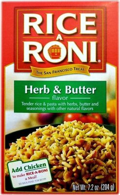 Herb & Butter Rice, Pasta, Herbs And Butter, Herb & Butter