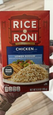Rice A Roni Lower Sodium Chicken 6.9 Ounce Paper Box