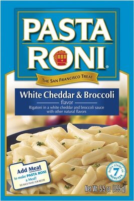 White Cheddar & Broccoli Flavor Rigatoni In A White Cheddar And Broccoli Sauce, White Cheddar & Broccoli