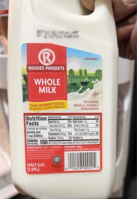Vitamin D Whole Milk