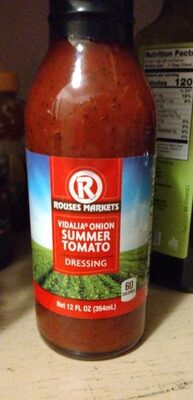 Vidalia Onion Summer Tomato Dressing, Vidalia Onion