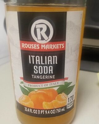 Tangerine Italian Soda, Tangerine