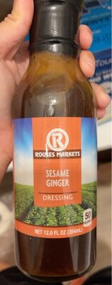 Sesame Ginger Dressing, Sesame Ginger
