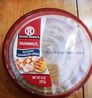 Balsamic Caramelized Onion Hummus, Balsamic Caramelized Onion