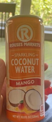 Mango Sparkling Coconut Water, Mango