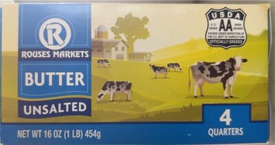 Unsalted Butter, Unsalted