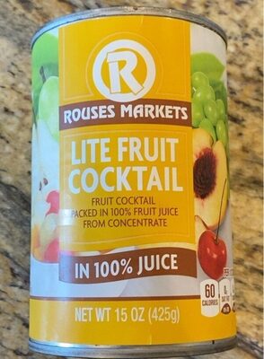 Lite Fruit Cocktail In Fruit Juice, Fruit Juice