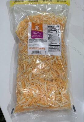 Colby Jack A Blend Of Colby And Monterey Jack Shredded Cheeses, Colby Jack