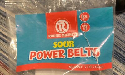 Sour Power Belts Candy, Sour Power Belts
