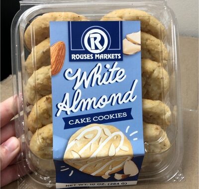 White Almond Cake Cookies, White Almond