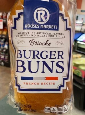 Brioche Burger Buns, Brioche