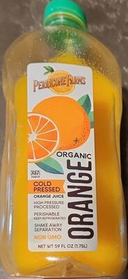 Orange Cold Pressed Organic Orange Juice, Orange