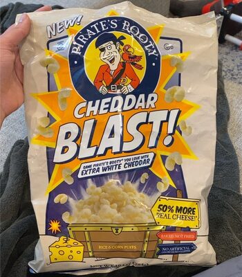Cheddar Blast! Rice & Corn Puffs, Cheddar