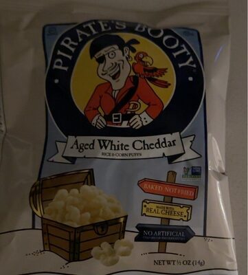 Aged White Cheddar Rice & Corn Puffs, Aged White Cheddar