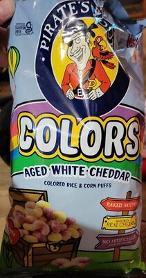 Aged White Cheddar Colored Rice & Corn Puffs, Aged White Cheddar
