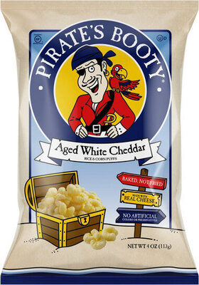 Aged White Cheddar Baked Rice And Corn Puffs, Aged White Cheddar