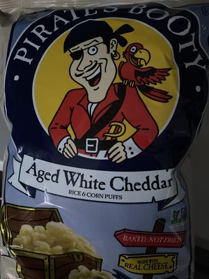 Aged White Cheddar Baked Rice And Corn Puffs, Aged White Cheddar