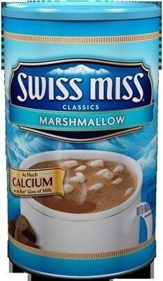 SWISS MISS Hot Cocoa Mix With Marshmallows Canister, 26 oz