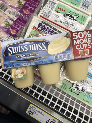 Swiss Miss Vanilla Flavored Pudding, 4 oz., 6-Count
