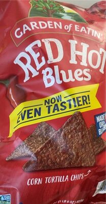 Red Hot Blues Corn Tortilla Chips, Red Hot Blues