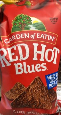 Red Hot Blues Corn Tortilla Chips, Red Hot Blues