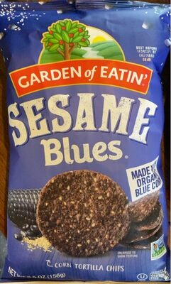 Sesame Blues Corn Tortilla Chips, Sesame Blues