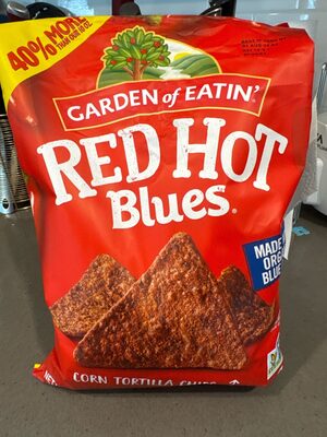 Red Hot Blues Corn Tortilla Chips, Red Hot Blues