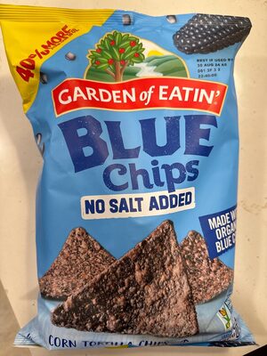 Blue Corn Tortilla Chips, Blue