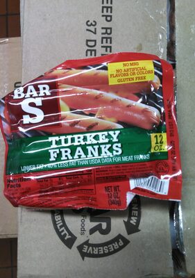 Fully Cooked Turkey Franks, Turkey