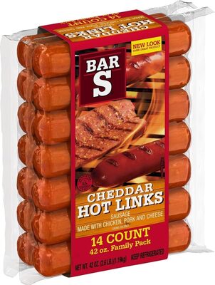 Cheddar Hot Links Sausage, Cheddar Hot Links