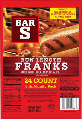Bun Length Franks, Smoke