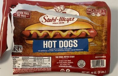 Stahl-Meyer Hot Dogs, 24 Count, 48 Oz