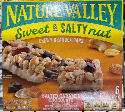 Nature Valley Sweet & Salty Nut Salted Caramel Chocolate Granola Bars 6 Count