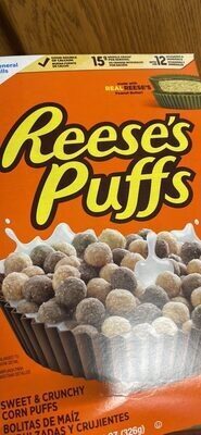 Reese's Puffs Peanut Butter and Chocolate Whole Grain Breakfast Cereal