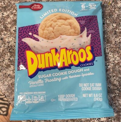 DunkAroos Ready to Bake Cookies 6 Count
