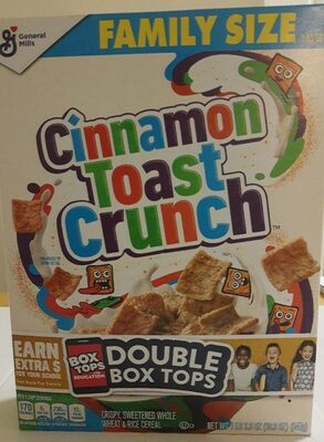 Cinnamon Toast Crunch Whole Grain Breakfast Cereal Family Size