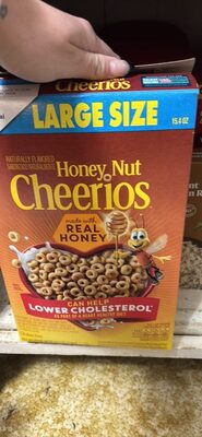 Honey Nut Cheerios Gluten Free Breakfast Cereal Large Size