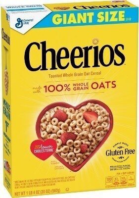 Cheerios Original Gluten Free Breakfast Cereal Giant Size