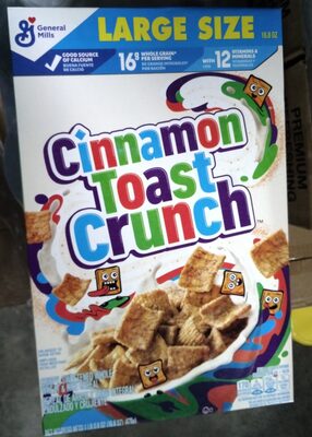 Cinnamon Toast Crunch Whole Grain Breakfast Cereal Large Size